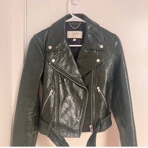 COPY - J.Crew Collection Cropped Leather Jacket